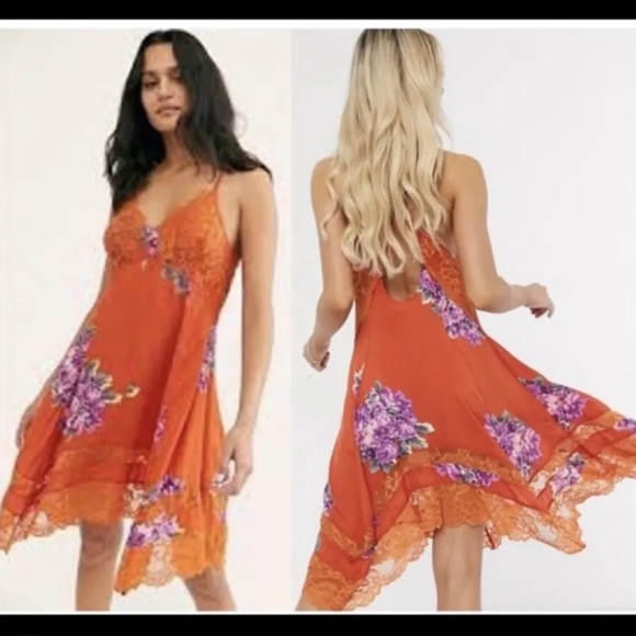 New Free People Table for 2 Trapeze Dress in Multi-combo. XS - Picture 3 of 8